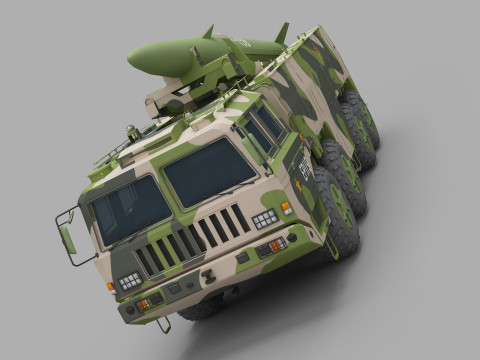 PLA DF-15B Missile 3D Model
