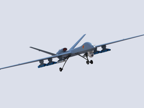 PLA CH-5 UAV 3D Модель
