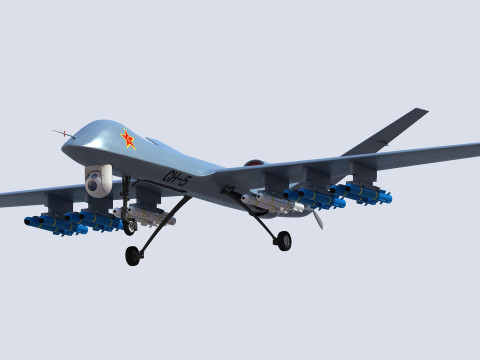 PLA CH-5 UAV 3D Модель