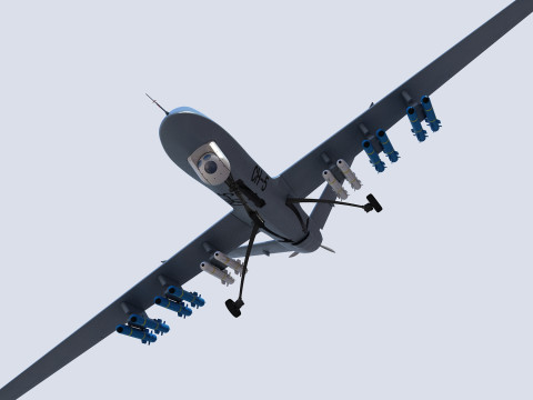 PLA CH-5 UAV 3D Модель