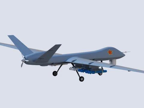 PLA CH-5 UAV 3D 모델
