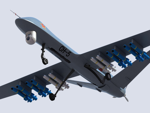 PLA CH-5 UAV 3D Модель