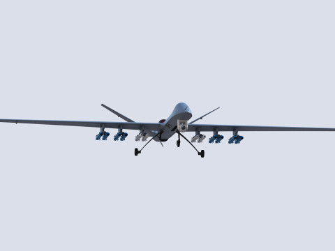 PLA CH-5 UAV 3D Модель