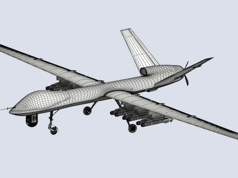 PLA CH-5 UAV 3D 모델