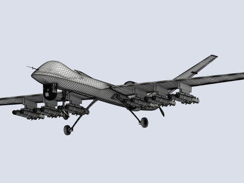 PLA CH-5 UAV 3D Модель