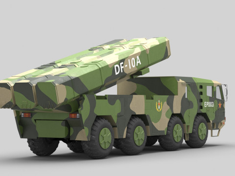 PLA DF-10A Missile 3Dモデル