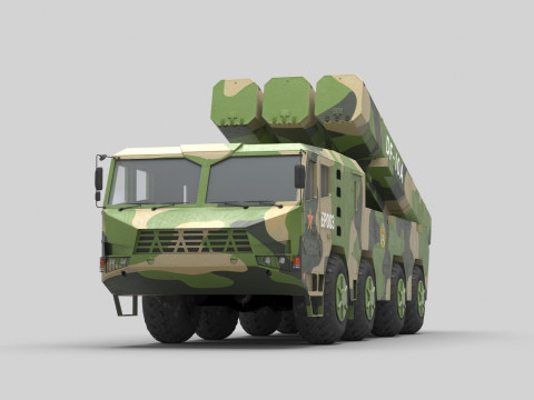PLA DF-10A Missile 3Dモデル
