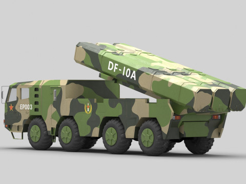 PLA DF-10A Missile 3Dモデル