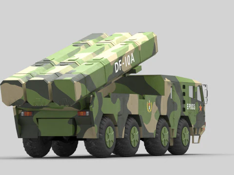PLA DF-10A Missile 3D Model