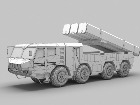PLA DF-10A Missile 3Dモデル