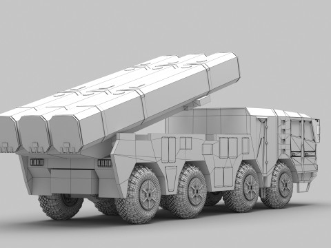 PLA DF-10A Missile 3Dモデル