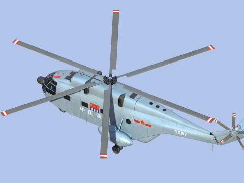 Changhe Z-8 3D Model in Helicopter 565672 | 3DExport