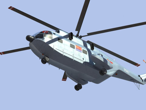 Changhe Z-8 3D मॉडल