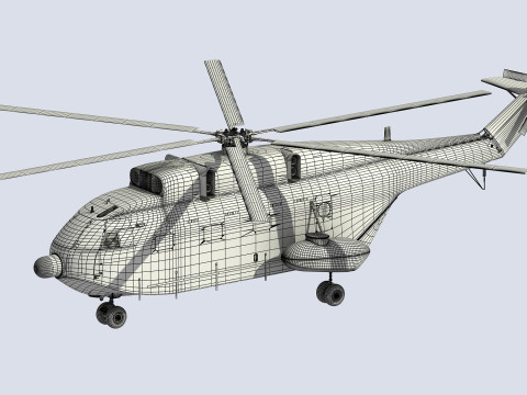 Changhe Z-8 3D मॉडल