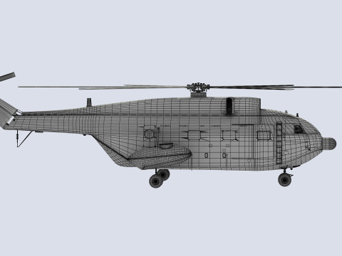 Changhe Z-8 3D मॉडल