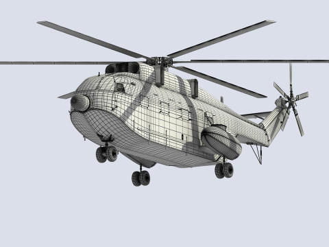 Changhe Z-8 3D मॉडल
