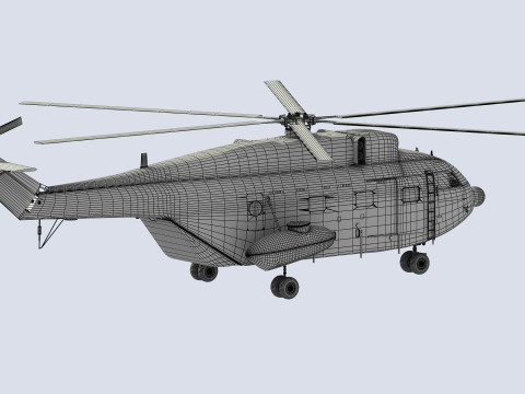 Changhe Z-8 3D मॉडल