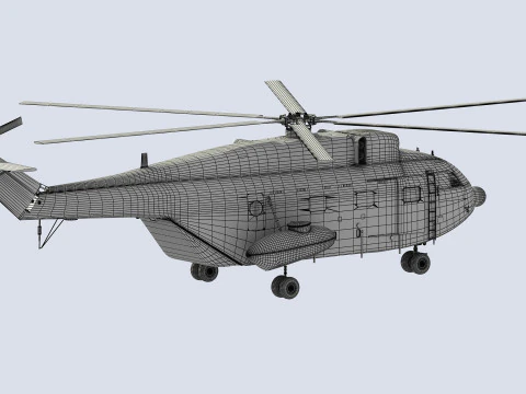 Changhe Z-8 3D Model in Helicopter 565672 | 3DExport