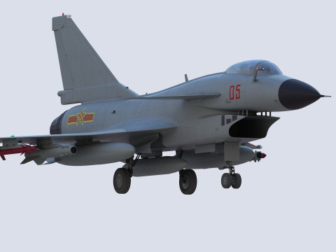 Chengdu J10 Fighter 3D Модель