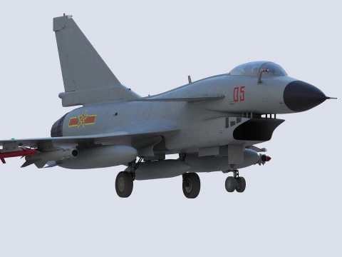 成都 J10 戦闘機 3Dモデル