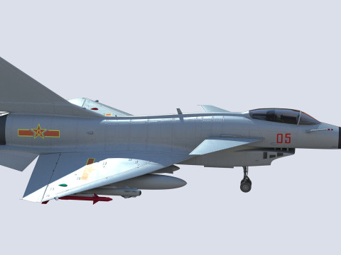 Chengdu J10 Fighter Model 3D