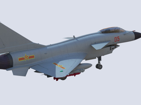 Chengdu J10 Fighter Model 3D