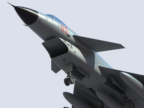 Chengdu J10 Fighter 3D Model