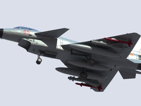 Chengdu J10 Fighter Model 3D