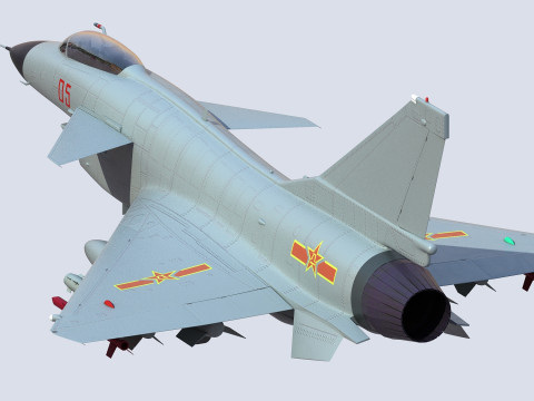 Chengdu J10 Fighter Model 3D