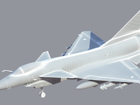 Chengdu J10 Fighter Model 3D