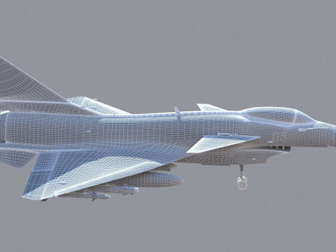 Chengdu J10 Fighter Model 3D