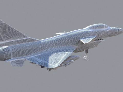 Chengdu J10 Fighter Model 3D