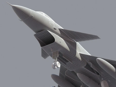 Chengdu J10 Fighter 3D Model