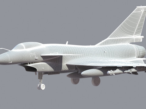 Chengdu J10 Fighter Model 3D