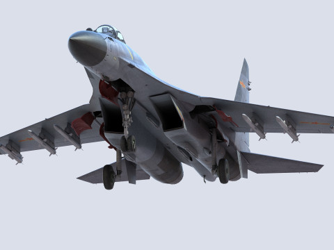 Chengdu J10 Fighter 3D-Modell