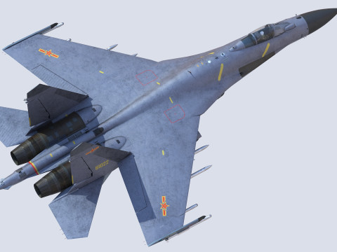 Chengdu J10 Fighter 3D Model