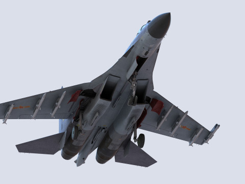 Chengdu J10 Fighter 3D Model