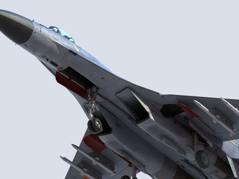 Chengdu J10 Fighter 3D Model