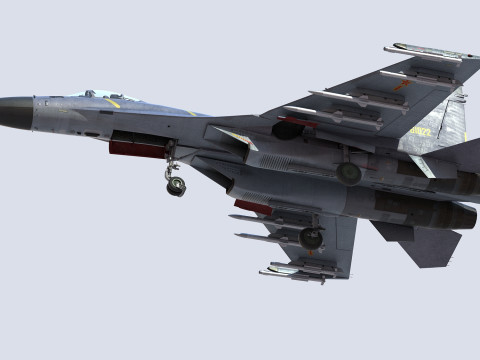 Chengdu J10 Fighter 3D Model