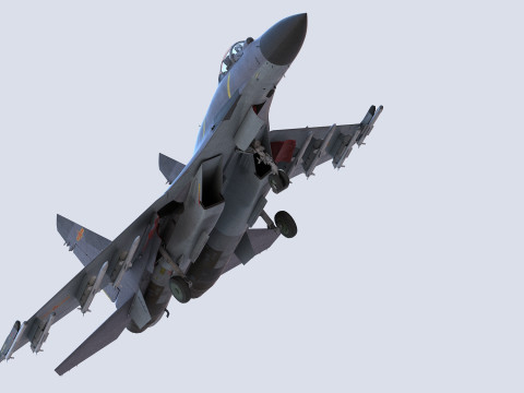 Chengdu J10 Fighter 3D Model