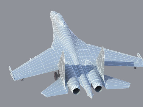 Chengdu J10 Fighter 3D Model