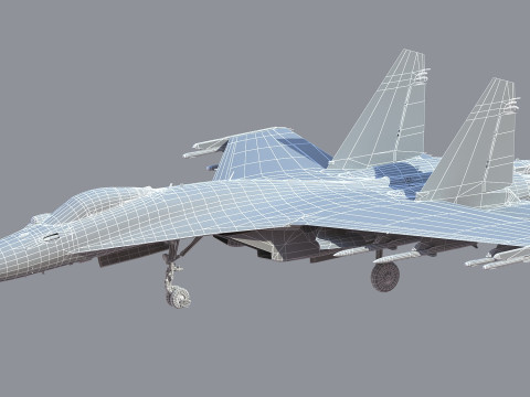 Chengdu J10 Fighter 3D Model