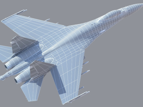 Chengdu J10 Fighter 3D Model