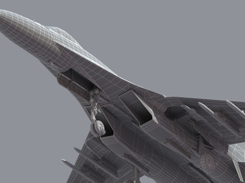 Chengdu J10 Fighter 3D Model