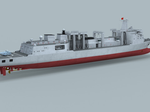 PLA Navy Type 901 Supply Ship 3D Model