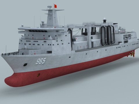 PLA Navy Type 901 Supply Ship 3D Model