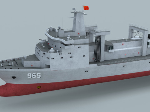 PLA Navy Type 901 Supply Ship 3D Model