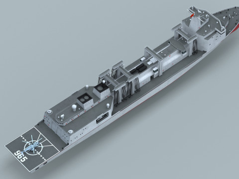 PLA Navy Type 901 Supply Ship 3D Model