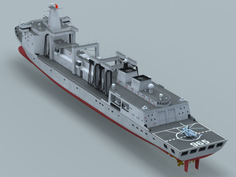 PLA Navy Type 901 Supply Ship 3D Model