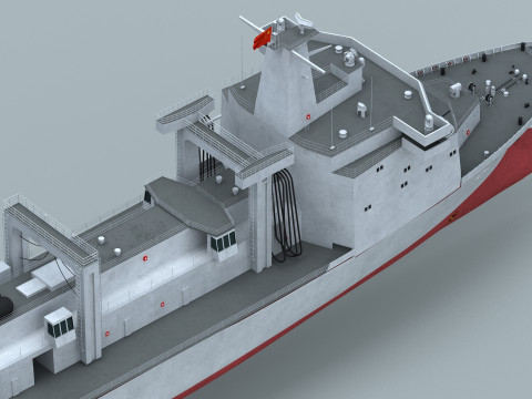 PLA Navy Type 901 Supply Ship 3D Model